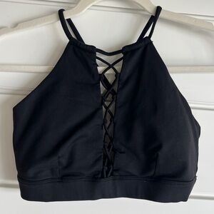 Alo Sports Bra XS Black Like-New